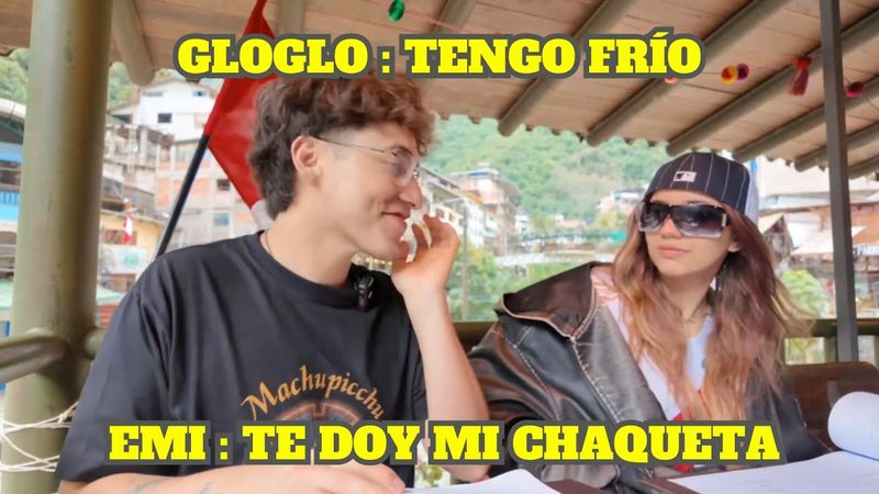 EMI LE PRESTA SU CHAQUETA A GLOGLO
