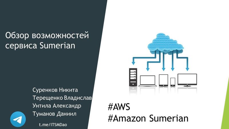 Обзор возможностей сервиса Amazon Sumerian