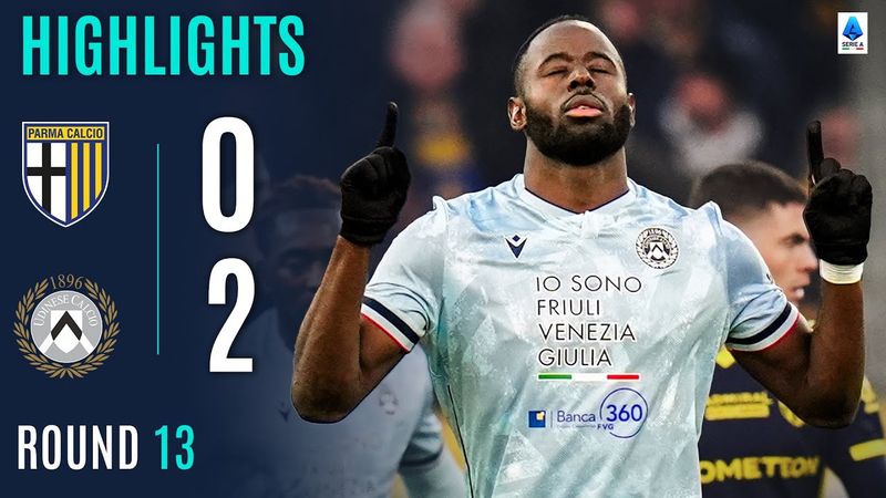 PARMA-UDINESE 0-2 | HIGHLIGHTS | Udinese conquer the Tardini with a double | SERIE A 2025/26