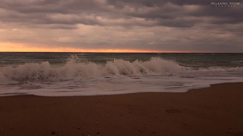 Relaxing sound of the sea for sound sleep and peaceful rest
