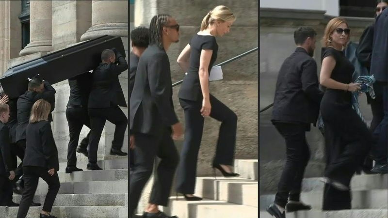 Mourners arrive for funeral of French TV host Thierry Ardisson | AFP
