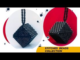 Unisciti a me, creiamo questa ELEGANTE BORSA CON PERLINE dal design // Borsa con perline fai da t...