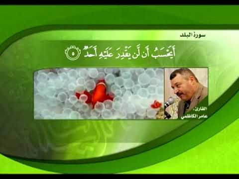 تلاوة مباركة من الجزء الثلاثين بالطور العراقي للقارئ الأستاذ الحاج عامر الكاظمي - القسم الثالث