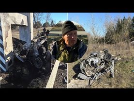 20.10.2025г - «Прощай братишка». Угонщик с ножом погиб в разорванной машине под Минусинском.