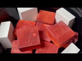 Red Dyed & White Plain Chalk