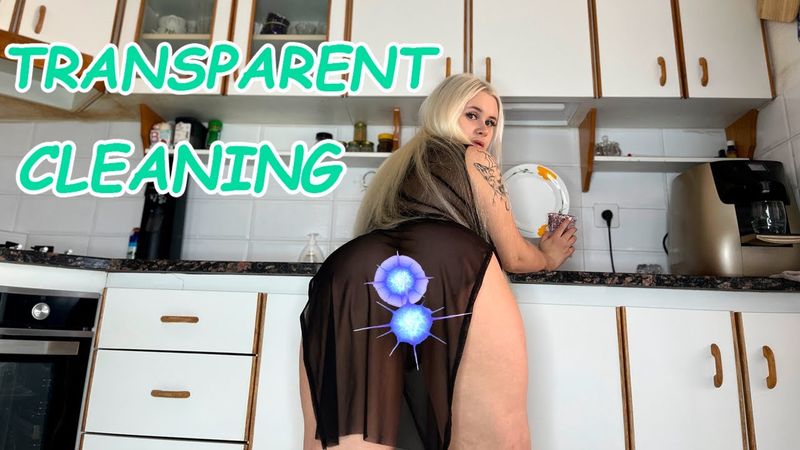 CLEAN WITH ME MY KITCHEN, TRANSPARENT CLEANING , TRANSPARENT GIRL