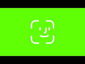 Apple Face ID chromakey/green screen (hd)