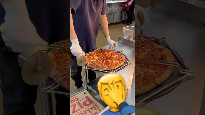 Тупейшая нарезка пиццы