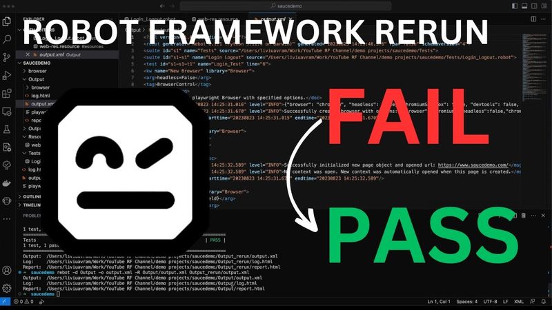 HOW TO! Rerun failed testcases in Robot Framework