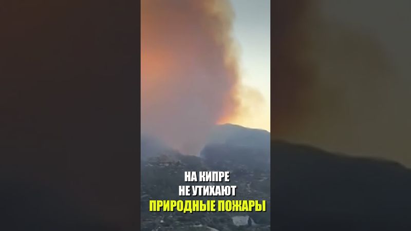 НА КИПРЕ НЕ УТИХАЮТ ПРИРОДНЫЕ ПОЖАРЫ