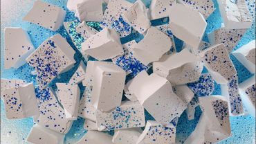 ASMR❄️Soft Small Bits&Sift Powder | Gym Chalk Crush | Sleep Aid | GC1