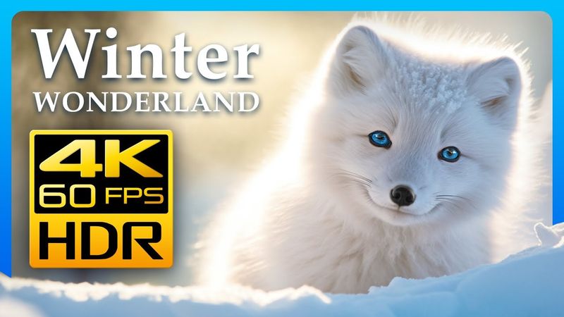 Schöne Tiere der Arktis in 4K HDR 60fps 🐺❄️