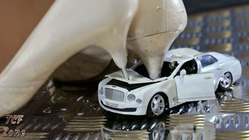 Bentley Mulsanne Crush Test! 😉 #experiment
