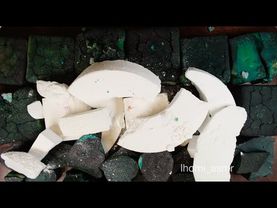 Pasted Green Gymchalk and Dusty white reforms