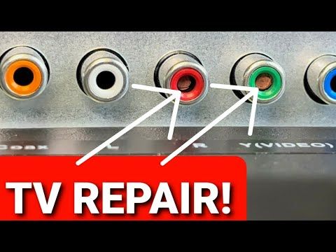 Removing Broken Cable from TV Port