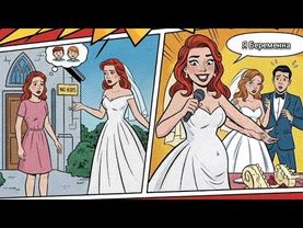 Сестра не пустила меня на свою свадьбу без детей, и хотела сорвать мою, объявлением о беременности