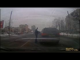 Выпуск №122. Драки на дороге, разборки, быдло получает, нокауты. Лучшие моменты!