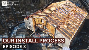 SIP Installation On a 50' x 50' Timber Frame | Shelter Builds a Coastal Timber Frame Home | Ep. 3