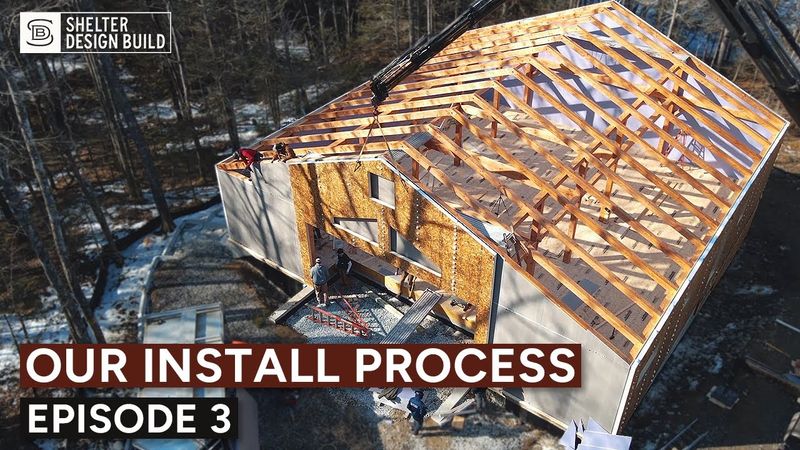 SIP Installation On a 50' x 50' Timber Frame | Shelter Builds a Coastal Timber Frame Home | Ep. 3