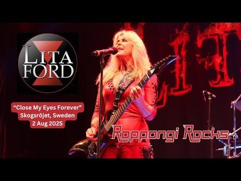 Lita Ford “Close My Eyes Forever” - Live at Skogsröjet 2025
