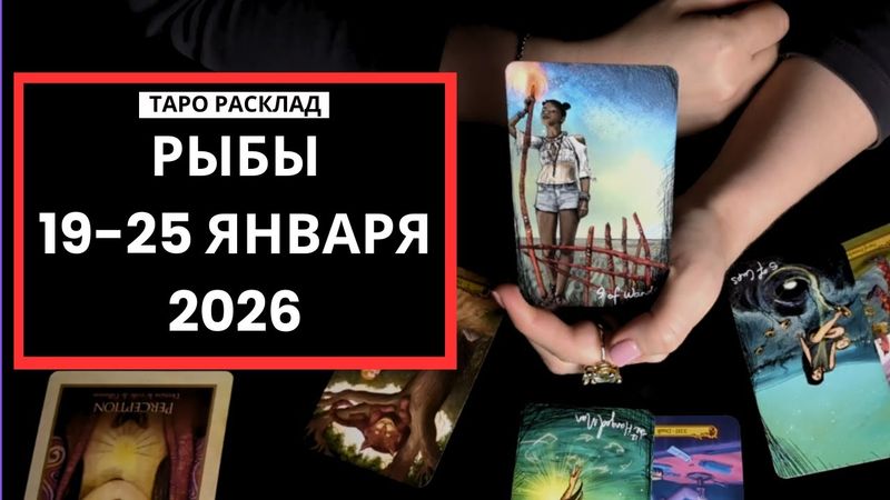 РЫБЫ - 19-25 ЯНВАРЯ 2026  - ТАРО РАСКЛАД