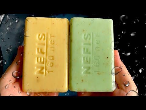 🌿 NEFIS SOAP 🌾Natural soaping ASMR / Цветы липы & Зверобой / Washing • ASMR • АСМР
