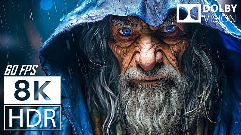 رنگ‌های زیبا 8K HDR 60 فریم در ثانیه موسیقی سینمایی الهام‌بخش Dolby Vision با صحنه‌های زیبای طبیعت