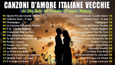 CANZONI D'AMORE ITALIANE VECCHIE 💕 LE 20 PIÙ BELLE CANZONI ITALIANE D'AMORE DI SEMPRE