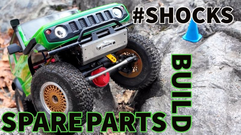 RC Rock Crawling - do different shocks make difference? MST CFX Spare parts build #2