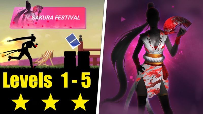 Sakura Festival Event [Levels 1 - 5] 3 Stars || Vector