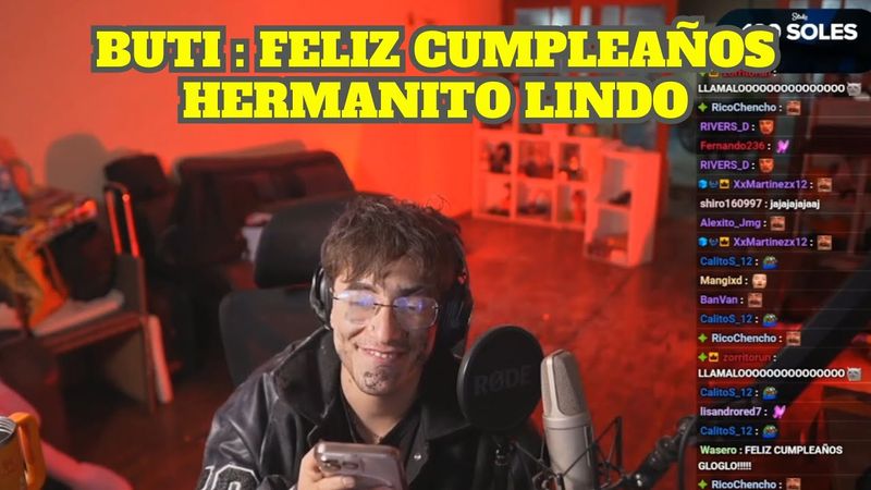 BUTI FELICITA A GLOGLO POR SU CUMPLEAÑOS