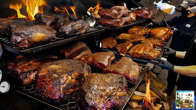 Texas BBQ of the Highest Quality, BEST Ever Texas BBQ | Техасское БАРБЕКЮ Высочайшего Качества