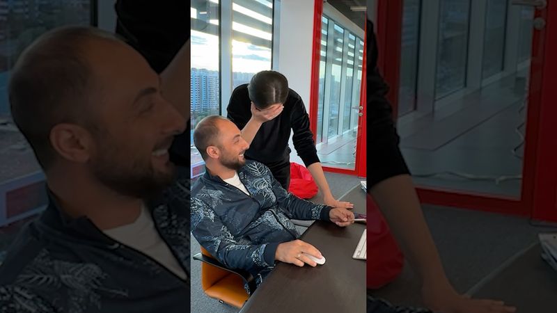 Когда пытаешься снять серьёзную сцену, но всё пошло не по плану 😊#ДемисКарибидис #ТНТ