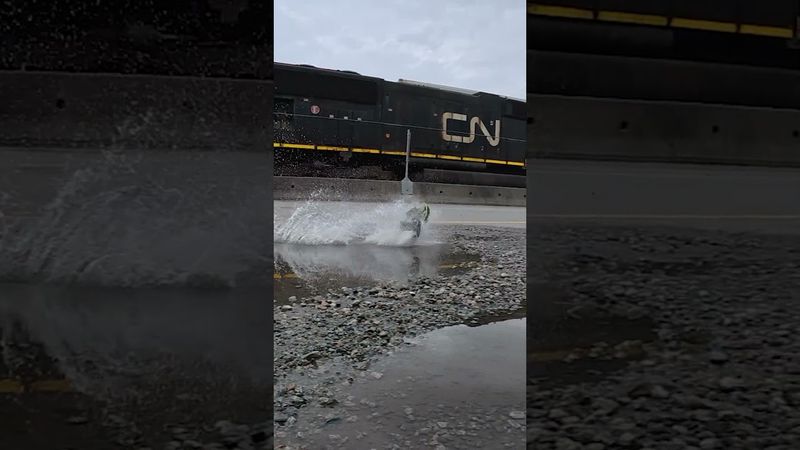 Dramatic RC Crash!! 😮 #rc #rccar #rccars #rcrally #rlaarlo #automobile