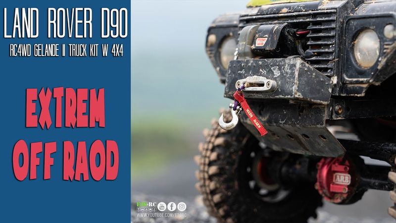 Rc Car: LAND ROVER D90 RC4WD GELANDE II TRUCK KIT W 4X4 RC EXTREME OFF ROAD / E3S-RC_#