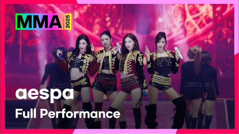 [#MMA2025] aespa - Drift + Rich Man + Dirty Work (4K) | #aespa #에스파 #20251220