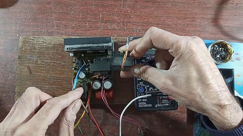 намотка трансформатора для електроудочки и исправление ошибки