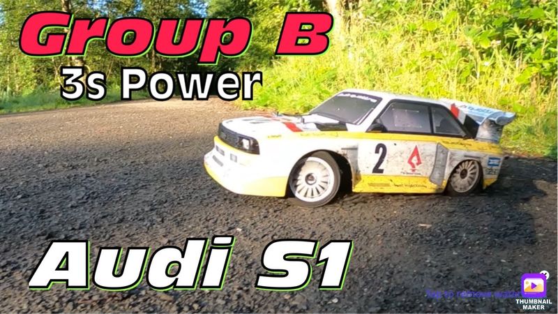 Carisma M48S Audi Quattro S1 Group B Rally car RC 🏁🏁 3S power run