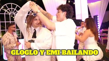 GLOGLO Y EMIKUKIS BAILANDO EN EL CUMPLEAÑOS DE ZULLY