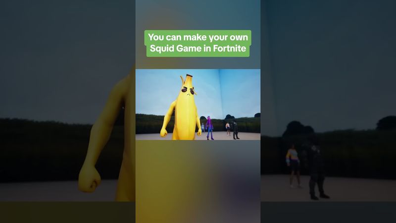 Are you going to make your own Squid Game in Fortnite or will you just play? #fortnite #squidgame