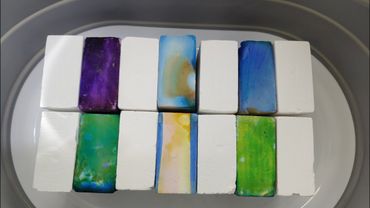 Thousand-Layer Crispy Gym Chalk丨脆皮晕染粉笔积木丨沉浸式助眠