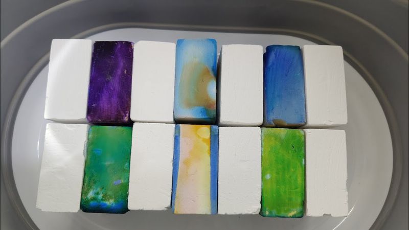 Thousand-Layer Crispy Gym Chalk丨脆皮晕染粉笔积木丨沉浸式助眠