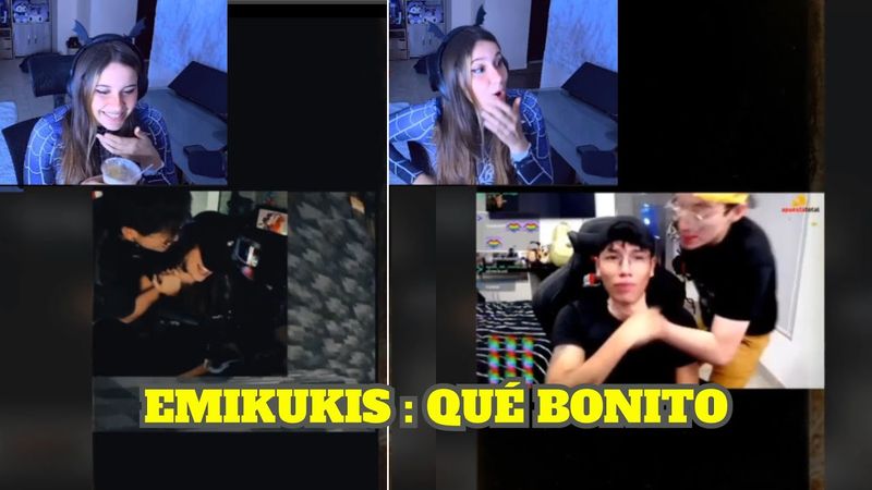 EMIKUKIS REACCIONA A UN BONITO EDIT