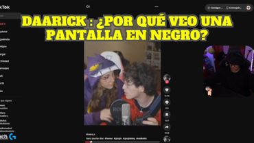 DAARICK REACCIONA A UNA PANTALLA EN NEGRO