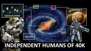 The 7 Existing Free Human States outside the Imperium in Warhammer 40K