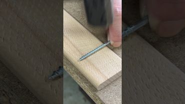 Why Am I Hammering a Screw? #shorts #woodworking #diy