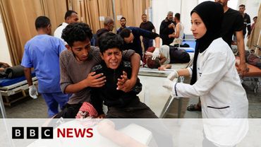Israeli forces kill at least 45 Palestinians at Gaza aid site, witnesses and rescuers say | BBC News