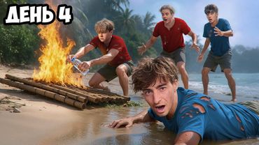 Остались НАВСЕГДА на НЕОБИТАЕМОМ ОСТРОВЕ!!!!  * ДЕНЬ 4 *
