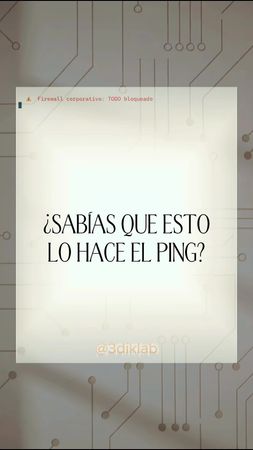El ping. Sí, el comando de toda la vida. Puede sacar datos de cualqui...