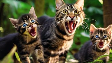 Angry cat sounds | Aggressive Cat Sounds To Attract Cats | Aggressive cat sounds